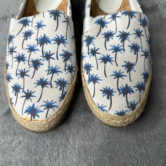 Bass Jenny Palm Tree Espadrille Flats‎ Size 8M NWT Coastal Boho - Picture 3 of 15
